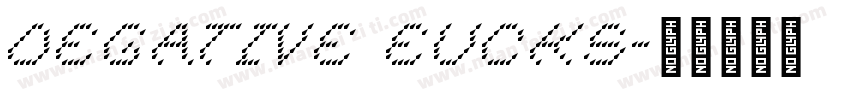 DEGATIVE EUCKS字体转换